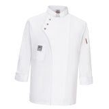 Max Unisex Chef Jackets Coat Long Sleeves Shirt Kitchen Uniform Workwear White M