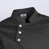 Max Unisex Chef Jackets Coat Long Sleeves Shirt Kitchen Uniform Workwear Black M