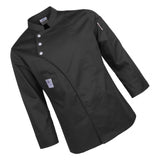 Max Unisex Chef Jackets Coat Long Sleeves Shirt Kitchen Uniform Workwear Black XXL