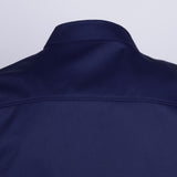 Max Unisex Chef Jackets Coat Long Sleeves Shirt Kitchen Uniform Workwear Dark Blue XL