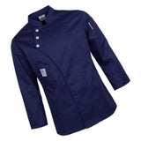 Max Unisex Chef Jackets Coat Long Sleeves Shirt Kitchen Uniform Workwear Dark Blue XL