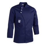 Max Unisex Chef Jackets Coat Long Sleeves Shirt Kitchen Uniform Workwear Dark Blue XXXL