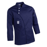 Max Unisex Chef Jackets Coat Long Sleeves Shirt Kitchen Uniform Workwear Dark Blue XXXL