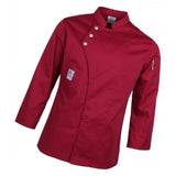 Max Unisex Chef Jackets Coat Long Sleeves Shirt Kitchen Uniform Workwear Red M