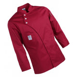 Max Unisex Chef Jackets Coat Long Sleeves Shirt Kitchen Uniform Workwear Red M