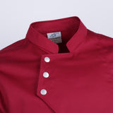 Max Unisex Chef Jackets Coat Long Sleeves Shirt Kitchen Uniform Workwear Red M