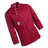 Max Unisex Chef Jackets Coat Long Sleeves Shirt Kitchen Uniform Workwear Red L