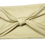 Max Women's Wide Head Wrap Elastic Headband for Sports, Running, Yoga Beige