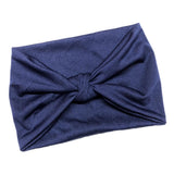 Max 6 Pieces Wide Knot Headbands for Women Elastic Bandana Knot Turban Headwrap