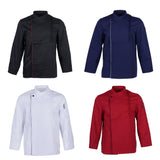 Max Maxb Chef Coat Jacket Long Sleeve Catering Kitchen Uniform Apparel White M