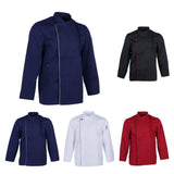 Max Maxb Chef Coat Jacket Long Sleeve Catering Kitchen Uniform Apparel White M