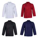 Max Maxb Chef Coat Jacket Long Sleeve Catering Kitchen Uniform Apparel White M