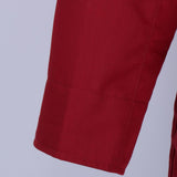 Max Chef Coat Jacket Long Sleeve Catering Kitchen Uniform Apparel Red M