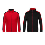Max Womens Mens Classic Fit Full Zip Fleece Jacket Coat with Pockets Black S
