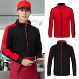 Max Womens Mens Classic Fit Full Zip Fleece Jacket Coat with Pockets Black S