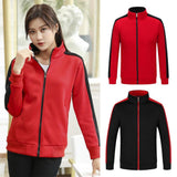 Max Womens Mens Classic Fit Full Zip Fleece Jacket Coat with Pockets Black S