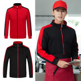 Max Womens Mens Classic Fit Full Zip Fleece Jacket Coat with Pockets Black S