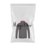 Max Womens Mens Classic Fit Full Zip Fleece Jacket Coat with Pockets Black 4XL