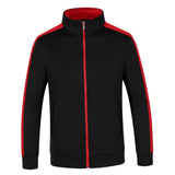 Max Womens Mens Classic Fit Full Zip Fleece Jacket Coat with Pockets Black 4XL