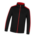 Max Womens Mens Classic Fit Full Zip Fleece Jacket Coat with Pockets Black 4XL