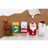Max Ladies Christmas Socks Fluffy Xmas Girl Cosy Fun Winter Warm Stocking Yellow