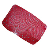 Max Women Crystal Rhinestone Fishnet Net Mesh Stockings Tights Pantyhose Red
