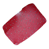 Max Women Crystal Rhinestone Fishnet Net Mesh Stockings Tights Pantyhose Red