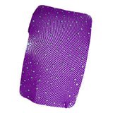 Max Maxb Women Crystal Rhinestone Fishnet Net Mesh Stockings Tights Pantyhose Purple