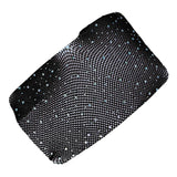 Max Women Crystal Rhinestone Fishnet Net Mesh Stockings Tights Pantyhose Black