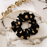 Max Women Velvet Hair Scrunchie Leopard Ponytail Holder Elastic Hair Bands Ropes