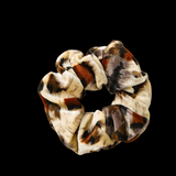 Max Women Velvet Hair Scrunchie Leopard Ponytail Holder Elastic Hair Bands Ropes