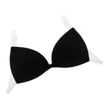 Max Strapless Invisible Bra Backless Adhesive Push Up Reusable Bra Black C36