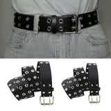 Max Maxb Womens Waist Belt Plus Stretchy Metal Buckle Wide Waistband Cinch Belt Black 3.8cm Wide