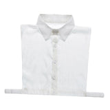 Max Cotton Fake Collar Detachable Dickey Collar Blouse Half Shirts Collar White