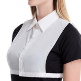 Max Cotton Fake Collar Detachable Dickey Collar Blouse Half Shirts Collar White