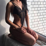 Maxbell Women Sexy Lace Bikini Bra Panty Thong Underwear Suit Lingerie Backless XL