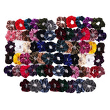 68Pack Hair Scrunchies Hair Band Lady Bobble Hair Ties Ropes Hair Accessory