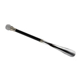Max Metal Shoehorn Flexible Long Handle Shoehorn Lifter Wood Handle Crystal Ball