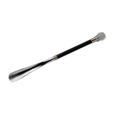 Max Metal Shoehorn Flexible Long Handle Shoehorn Lifter Wood Handle Crystal Ball