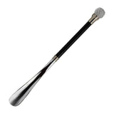 Max Metal Shoehorn Flexible Long Handle Shoehorn Lifter Wood Handle Crystal Ball