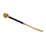 Max Metal Shoehorn Flexible Long Handle Shoehorn Lifter Wood Handle Gold Horse