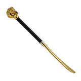 Max Metal Shoehorn Flexible Long Handle Shoehorn Lifter Wood Handle Gold Horse