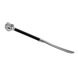 Max Metal Shoehorn Flexible Long Handle Shoehorn Lifter Wood Handle Silver Horse