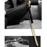 Max Metal Shoehorn Flexible Long Handle Shoehorn Lifter Wood Handle Dog