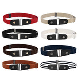 Max No Buckle Stretch Belt for Men and Women Red