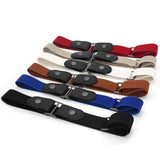 Max No Buckle Stretch Belt for Men and Women Red