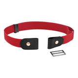 Max No Buckle Stretch Belt for Men and Women Red