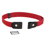 Max No Buckle Stretch Belt for Men and Women Red