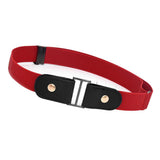 Max No Buckle Stretch Belt for Men and Women Red