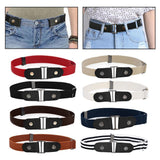 Max No Buckle Stretch Belt for Men and Women Red